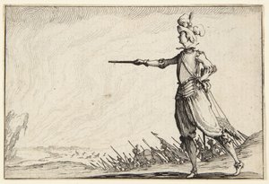 Befälhavaren till fots av Jacques Callot