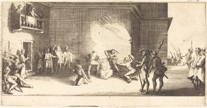 The Crowning with Thorns av Jacques Callot