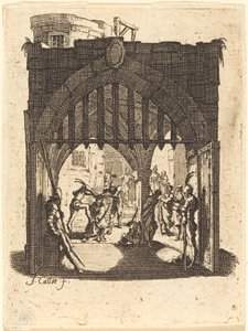 The Crowning with Thorns, c. 16241625. av Jacques Callot