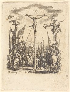 Korsfästelsen, ca. 16241625. av Jacques Callot