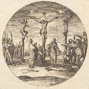 Korsfästelsen, ca. 1631. av Jacques Callot