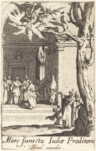Judas död, ca. 16341635. av Jacques Callot