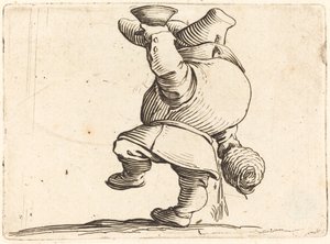 Drickaren, bakifrån av Jacques Callot