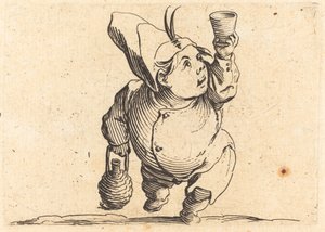 Drickaren, framifrån av Jacques Callot