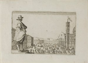 Duomo i Florens, från The Caprices av Jacques Callot