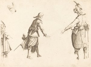 Inskrivningen av trupperna av Jacques Callot