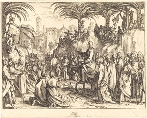 Inträdet i Jerusalem av Jacques Callot