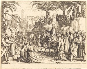 Inträdet i Jerusalem av Jacques Callot