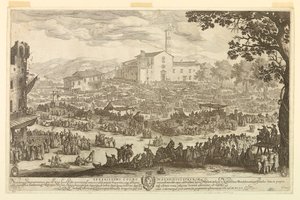 Mässan på Impruneta av Jacques Callot