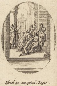 Flagelationen, ca. 1631. av Jacques Callot