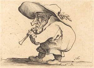 Flageoletspelaren av Jacques Callot