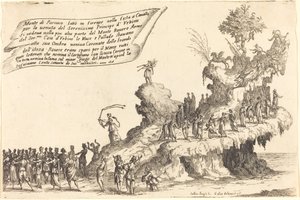 Parnassos flotta, 1616. av Jacques Callot