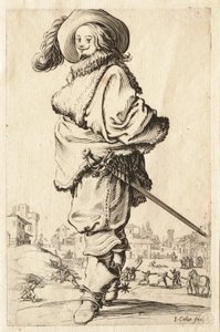 Herren i pälsrocken av Jacques Callot