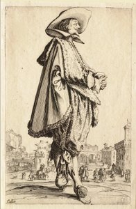 Gentlemannen med knäppta händer av Jacques Callot