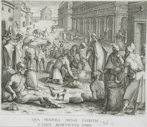 Spannmålsvägarna av Jacques Callot