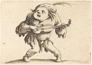 Gitarrspelaren av Jacques Callot