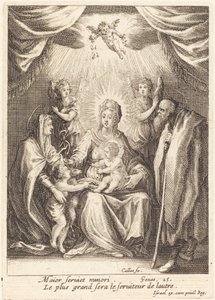 Hyllningarna av spädbarnet Saint John av Jacques Callot