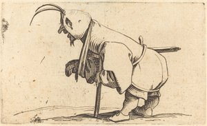 The Hooded Cripple, ca. 1622. av Jacques Callot