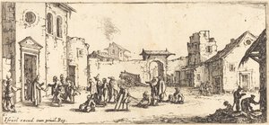 Sjukhuset av Jacques Callot