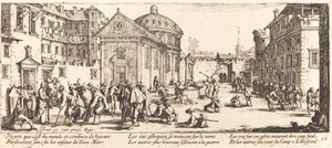 Sjukhuset av Jacques Callot