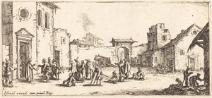 Sjukhuset av Jacques Callot
