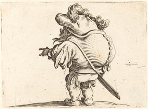 Puckelryggen med den fjädermössa av Jacques Callot