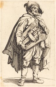 Hurdy-Gurdy-spelaren av Jacques Callot