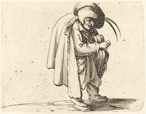 Hurdy-Gurdy-spelaren av Jacques Callot