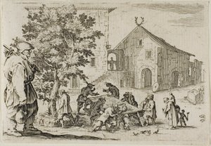 Värdshuset, från The Caprices av Jacques Callot