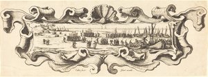Truppernas landsättning, troligen 16281631. av Jacques Callot