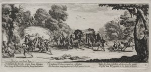 The Large Miseries of War: Highway Robbery av Jacques Callot