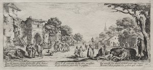 The Large Miseries of War: The Beggars and the Dying av Jacques Callot