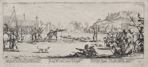 The Large Miseries of War: The Firing Squad, 1633. av Jacques Callot