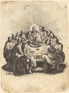 Den sista måltiden, 1618. av Jacques Callot