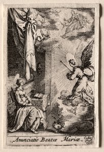Jungfruns liv: tillkännagivandet av Jacques Callot