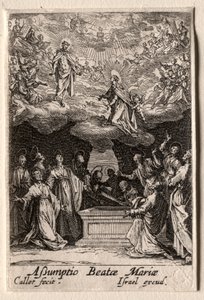 The Life of the Virgin: The Assumption of the Virgin. av Jacques Callot