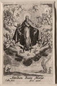 The Life of the Virgin: The Attributes of the Virgin av Jacques Callot