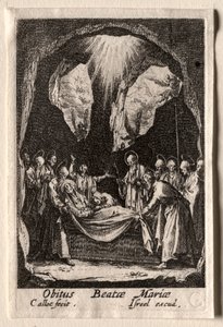 The Life of the Virgin: The Entombment of the Virgin av Jacques Callot