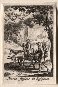 The Life of the Virgin: The Flight into Egypt. av Jacques Callot