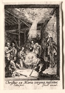 Jungfruns liv: Födelsekyrkan av Jacques Callot