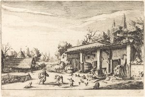 Den lilla gården av Jacques Callot