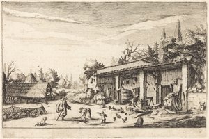 Den lilla gården av Jacques Callot