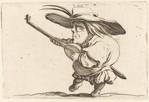 Lutspelaren av Jacques Callot