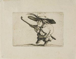 The Lute Player, från Varie Figure Gobbi av Jacques Callot