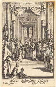 Jungfruns äktenskap, 1630 eller efter. av Jacques Callot