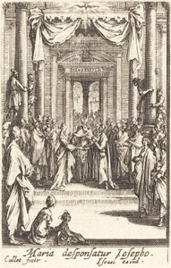 Jungfruns äktenskap, 1630 eller efter. av Jacques Callot
