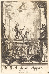 Sankt Andreas martyrskap av Jacques Callot
