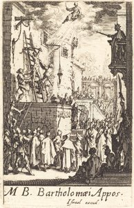Sankt Bartolomeus martyrskap av Jacques Callot