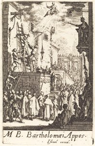 Sankt Bartolomeus martyrskap av Jacques Callot
