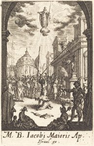 Saint James Majors martyrskap, ca. 16341635. av Jacques Callot